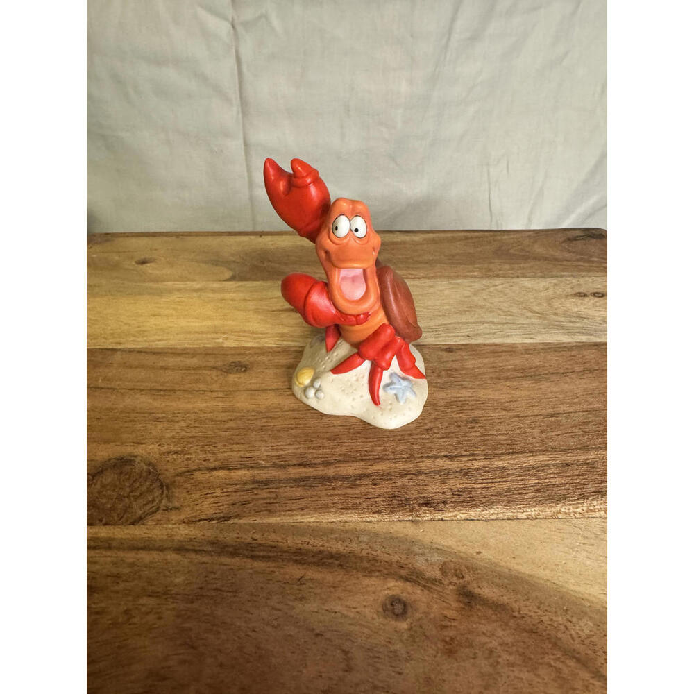 Disney Sebastian Figurine • Little Mermaid • Vintage • Under the Sea Collectible